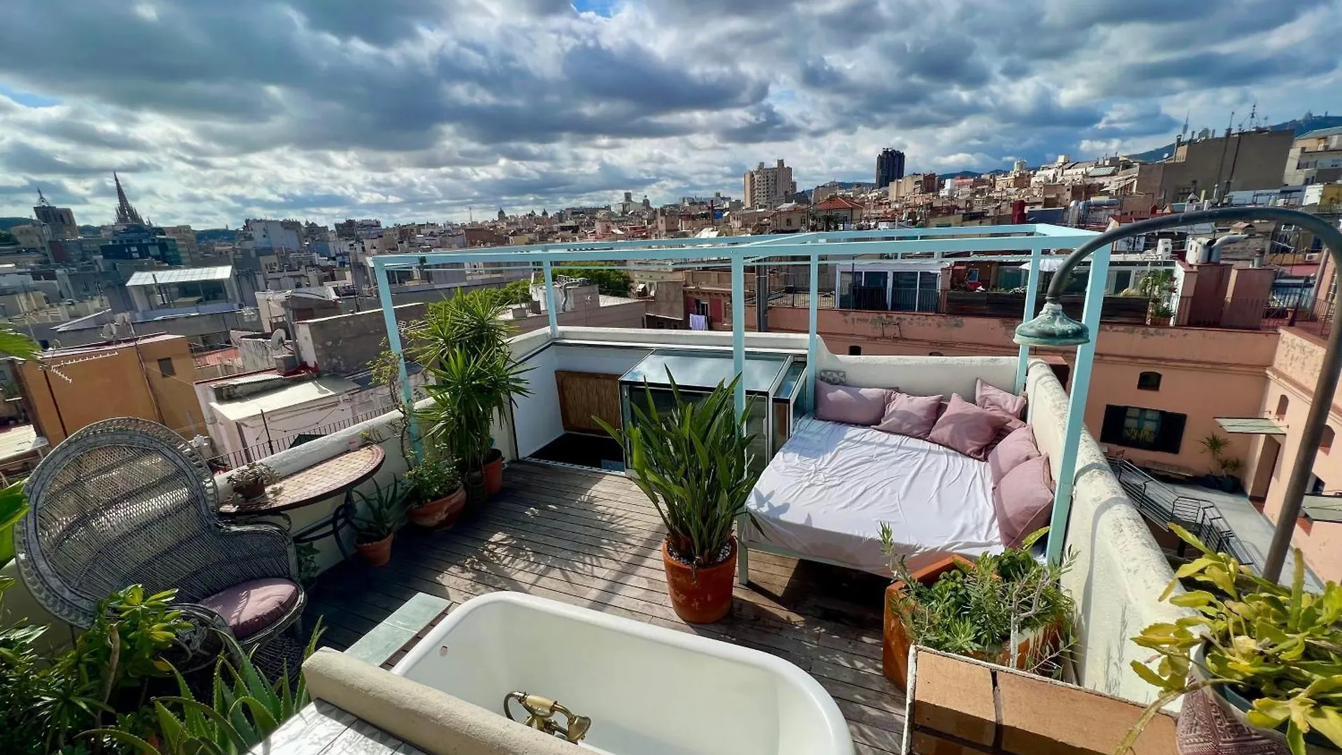 Appartamento Outdoor Bathtub! 360 Rooftop With Chill Out And Amazing Views! Barcellona
